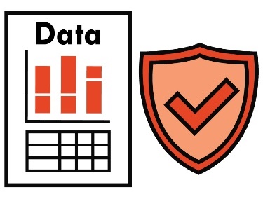 A data icon and a safety icon. 