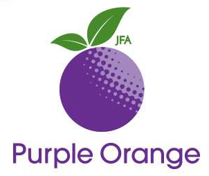 JFA Purple Orange logo.